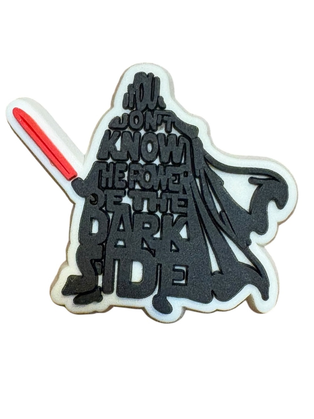 Star Wars Darth Vader You Don’t Know The Power Of The Dark Side Croc Charm